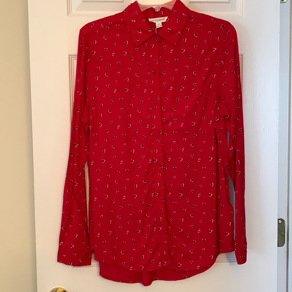 NEW Beach lunch lounge long sleeve blouse